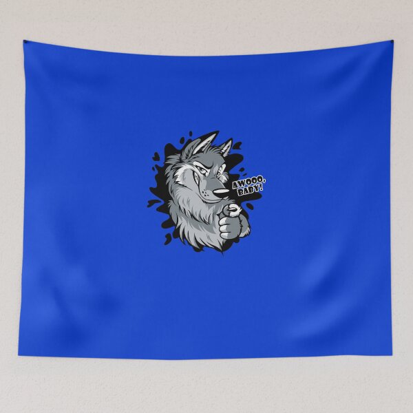 Item preview, Wolf AWOO Baby Sticker designed and sold by LeireAguayo.