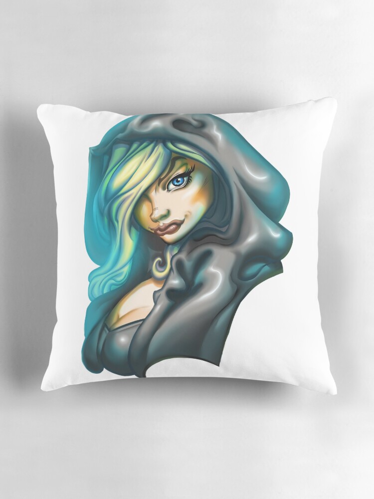 Aperçu 3 sur 4. Coussin avec l'œuvre Grayhood créée et vendue par pitgraf.