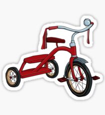 vintage tricycle Sticker