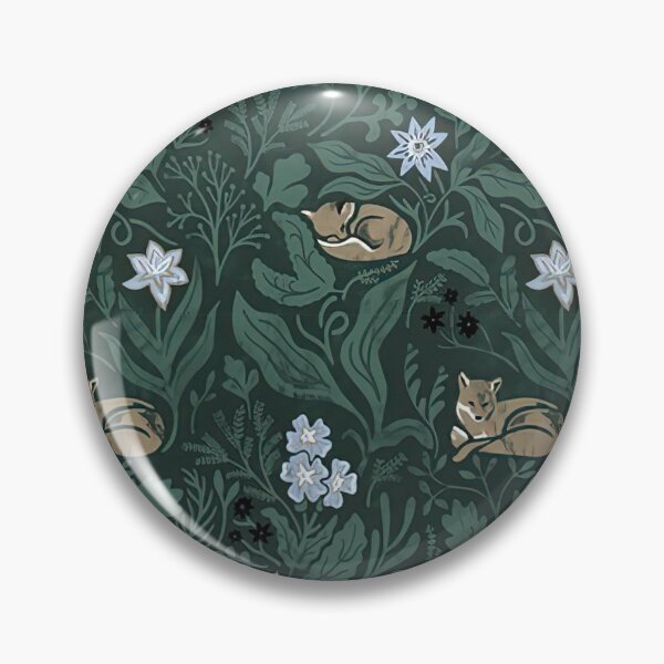 Item preview, Fox Floral Pattern designed and sold by VickyCloset.