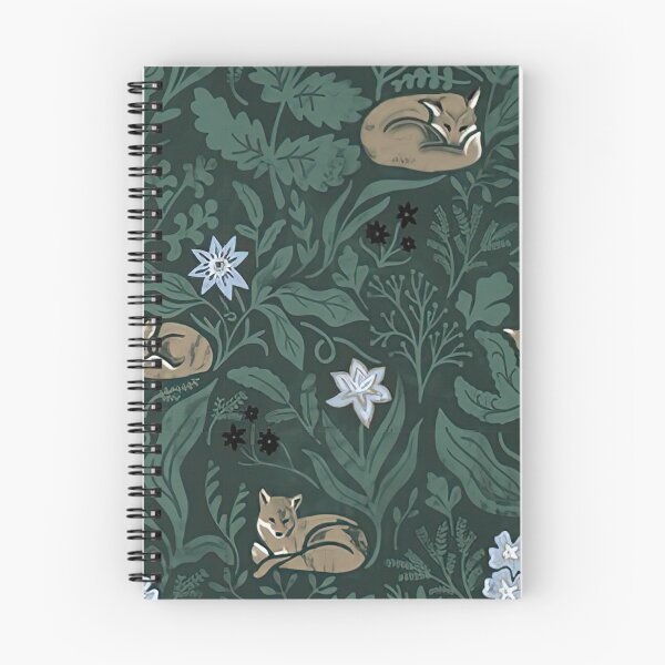 Item preview, Fox Floral Pattern designed and sold by VickyCloset.