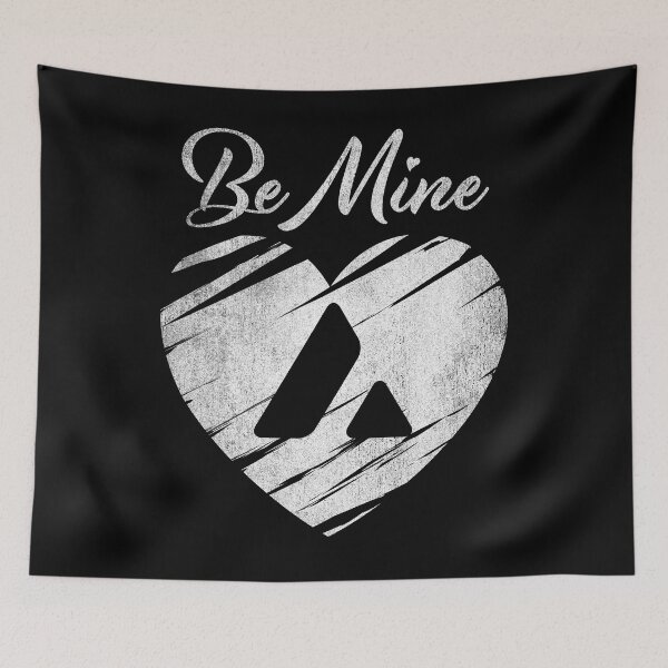 Item preview, Vintage Be Mine Valentine Avalanche AVAX Coin Crypto Token Blockchain Wallet designed and sold by EarlineCormier.