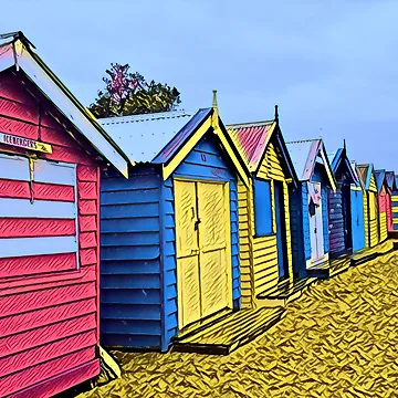 Artwork thumbnail, Aussie Sheds by RandaRubyRed
