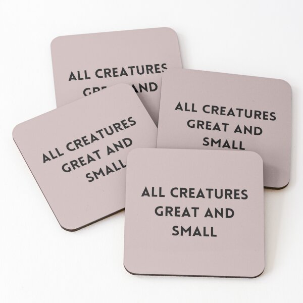 Item preview, All Creatures Great and Small   (4) designed and sold by ScorpionMartUSA.