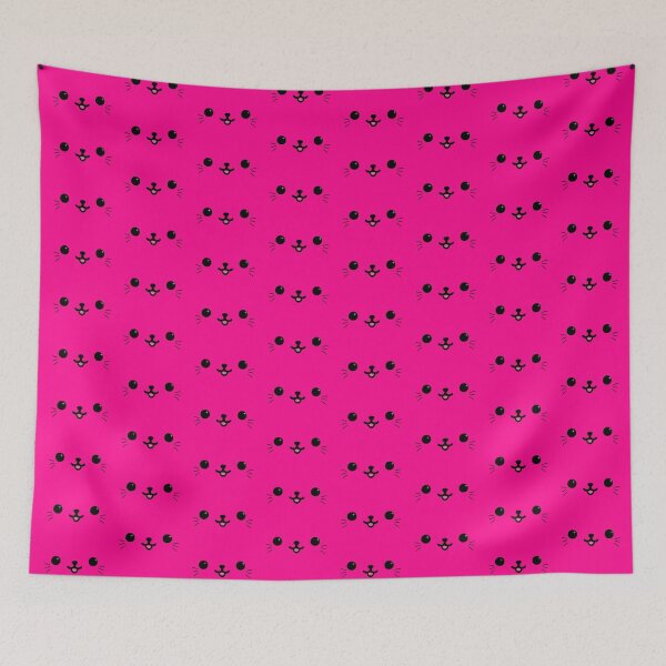 Item preview, Pink Kawaii Kitty Face designed and sold by TashApterDowd.