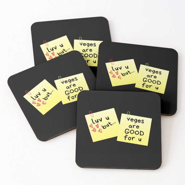 Item preview, I Love U But...Veges Are Good For U Sticky Memo designed and sold by leBoosh-Designs.