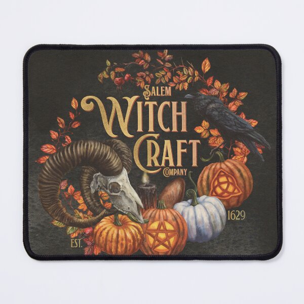 Item preview, Salem Witchcraft Company Funny Witchy Floral Dark Academia Cottagecore Art designed and sold by EmmiFoxDesigns.