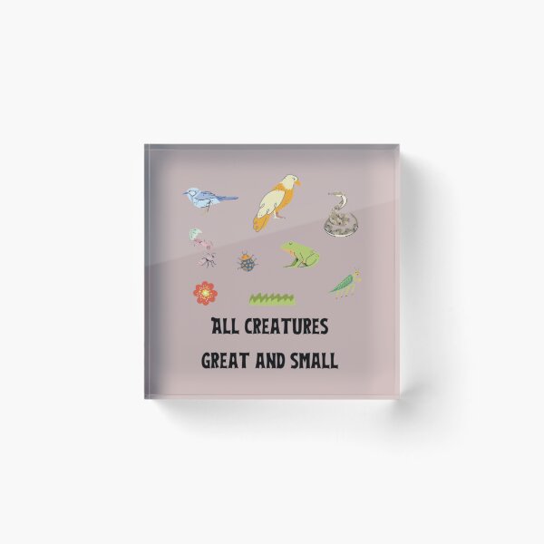 Item preview, All Creatures Great and Small   (8) designed and sold by ScorpionMartUSA.