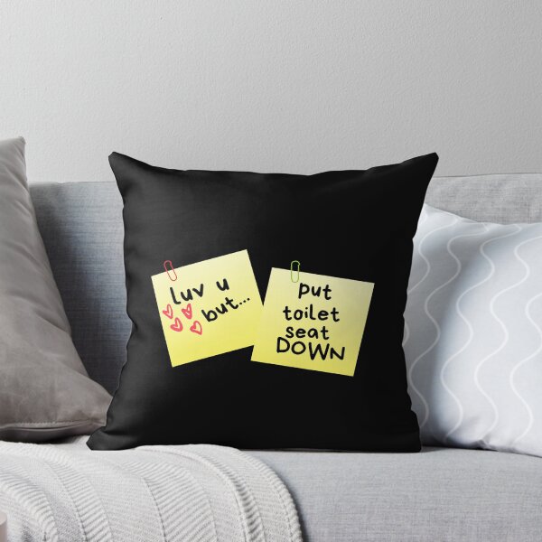 Item preview, I Love U But...Put The Toilet Seat Down Sticky Memo designed and sold by leBoosh-Designs.