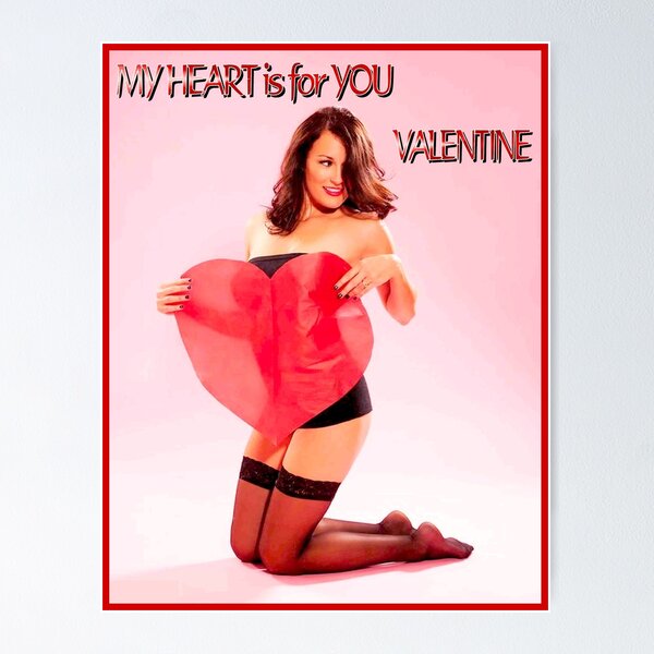 Item preview, VALENTINE PIN UP HEART; Beautiful Print designed and sold by posterbobs.