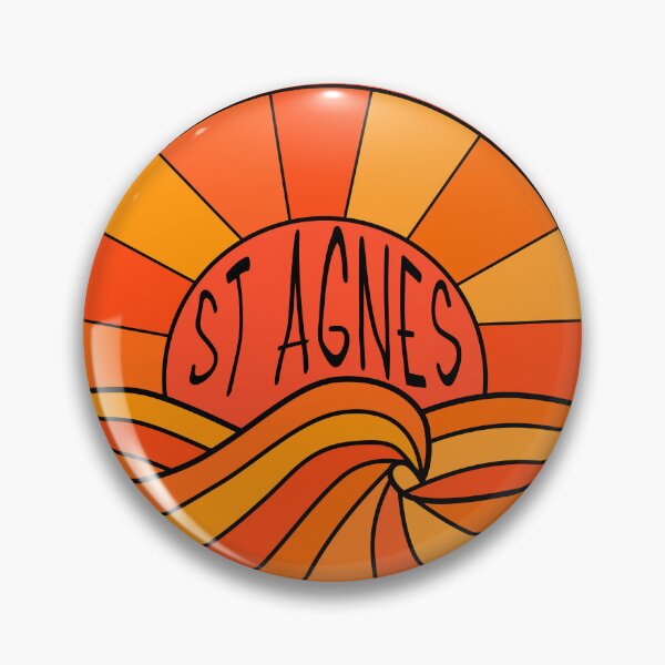 Item preview, St Agnes Sunset Cornwall Cornish Red Orange Yellow designed and sold by cashewdays.