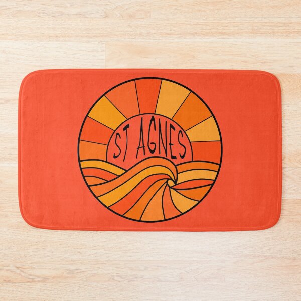 Item preview, St Agnes Sunset Cornwall Cornish Red Orange Yellow designed and sold by cashewdays.