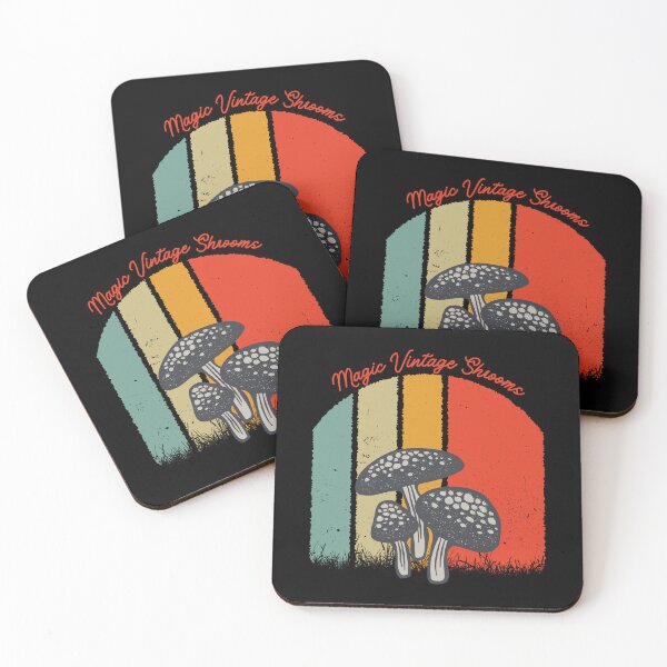 Item preview, Magic Vintage Shrooms Sunset Vintage Magic Mushrooms designed and sold by Nathalie Aynié.