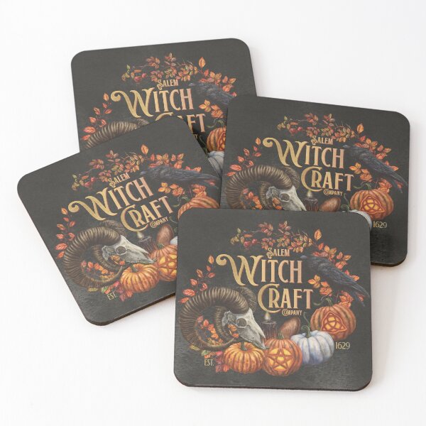 Item preview, Salem Witchcraft Company Funny Witchy Floral Dark Academia Cottagecore Art designed and sold by EmmiFoxDesigns.