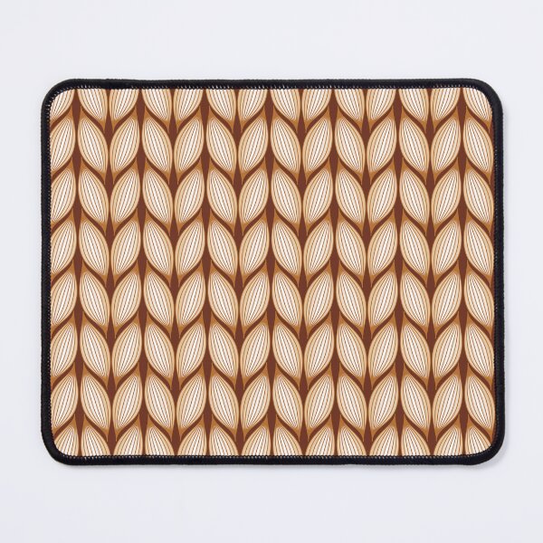 Item preview, Brown and white knitted textile ornament designed and sold by Osting.