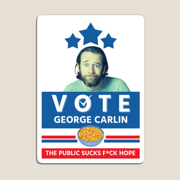 Aperçu de l'œuvre George Carlin - Le public craint créée et vendue par CulturalRev.