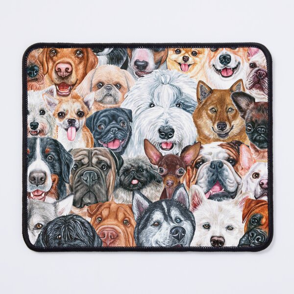 Item preview, Beautiful Collage of Dogs, so many painted beautiful faces, dogs are the best! designed and sold by Orianah.