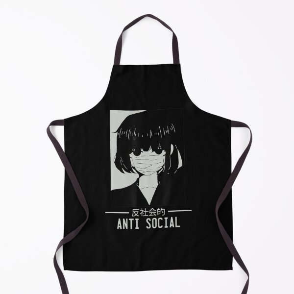 Item preview, Anti Social Japanese Text Aesthetic Vaporwave Anime Gift T-Shirt designed and sold by stanton88.