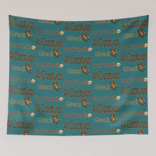 Item preview, All Creatures Great And Small designed and sold by ScorpionMartUSA.