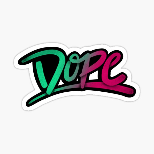 dope-word-stickers-redbubble