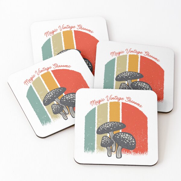 Item preview, Magic Vintage Shrooms Sunset Vintage Magic Mushrooms designed and sold by Nathalie Aynié.
