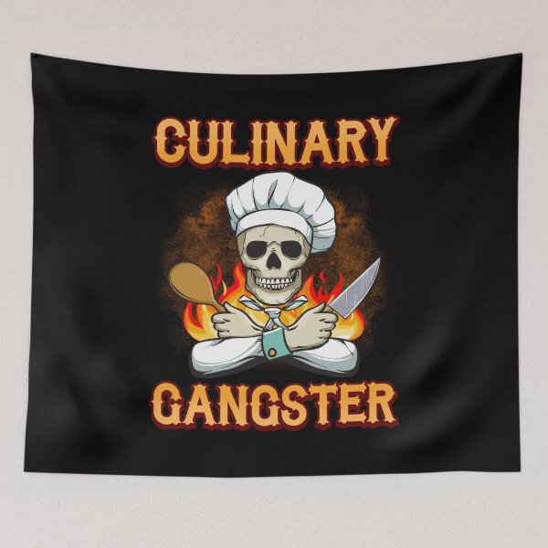 Item preview, Culinary Gangster Cook Chef Cooking BBQ designed and sold by 2blackcherries.