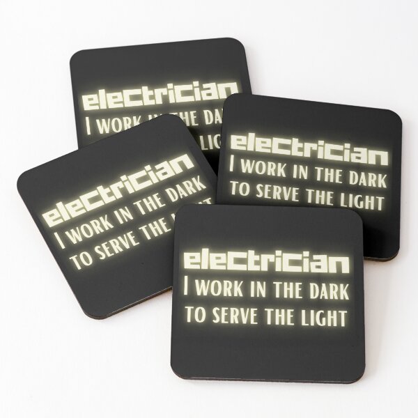 Item preview, Electrician - I work in the dark to serve the light designed and sold by PifPafPuf.