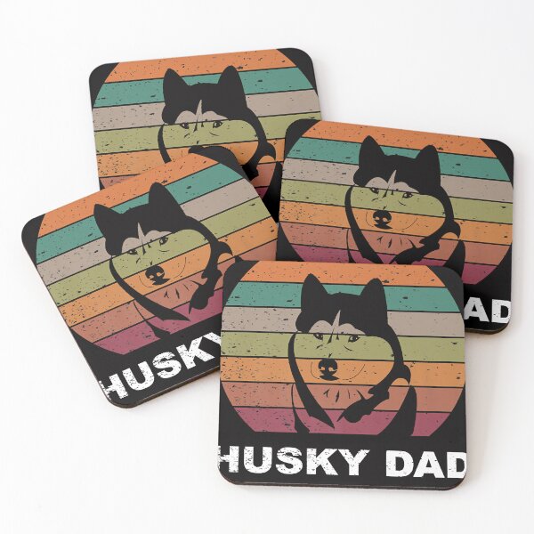 Item preview, Mens Retro Husky Fathers day for dads Premium designed and sold by cedericoran.