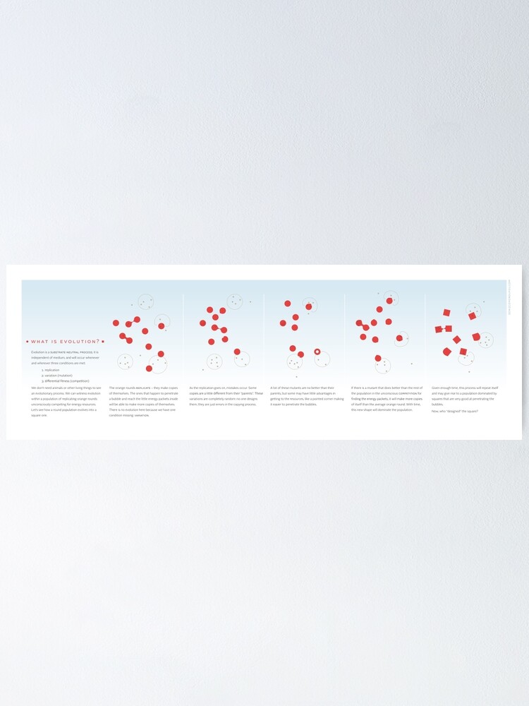 Alternate view of What Is Evolution? Poster