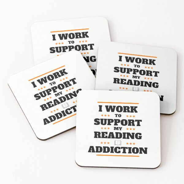 Item preview,  I work to support my Reading addiction designed and sold by Innovational.