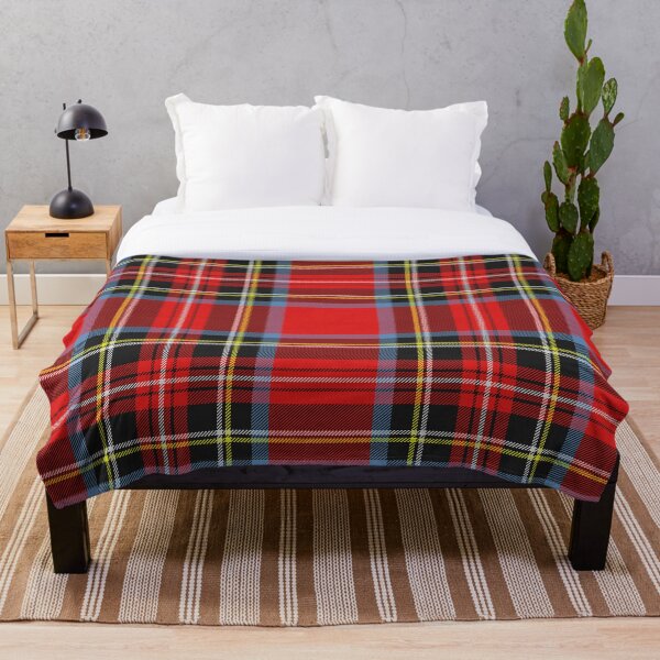 Aperçu de l'œuvre Tartan moderne détaillé Stewart Royal créée et vendue par DiscoGypsyFish.