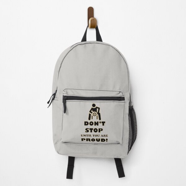 Item preview, Don't stop until you're proud Motivational gym designed and sold by MotiveStuff.