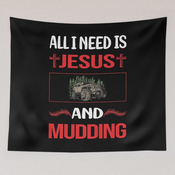 Item preview, Funny Jesus Mudding Mud Bogging designed and sold by DougPoulos.