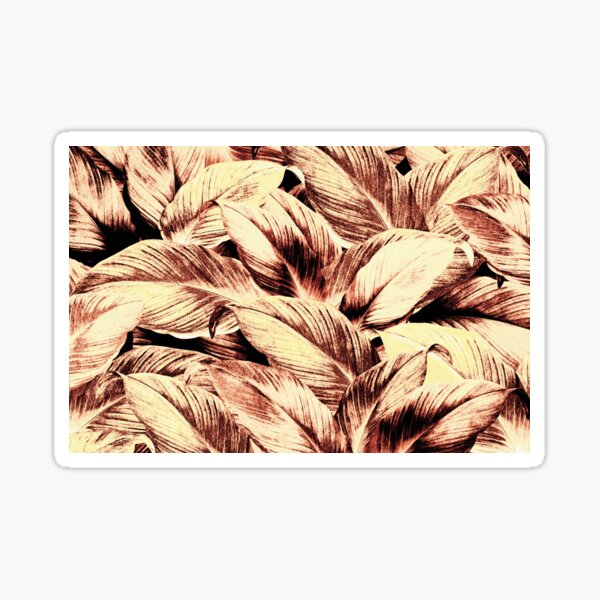 Item preview, Elegant beige white leaves pattern designed and sold by fowons.