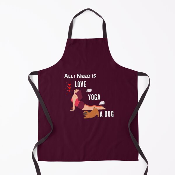 Item preview, All i need is love and yoga and a dog designed and sold by chahakisha.
