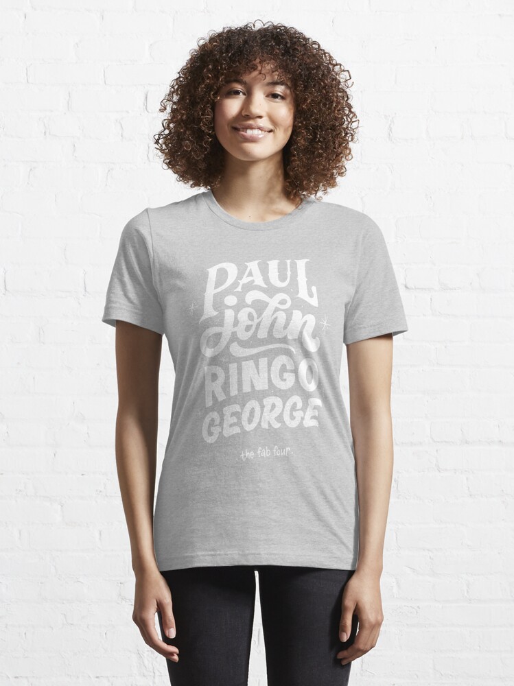 Beatles names clearance t shirt