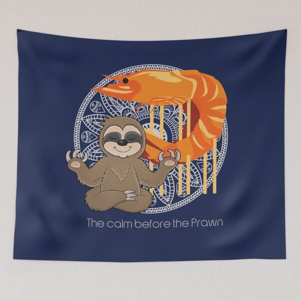 Item preview, The calm before the Prawn - in the Big Prawn range of designs  designed and sold by Container  of Dreams.