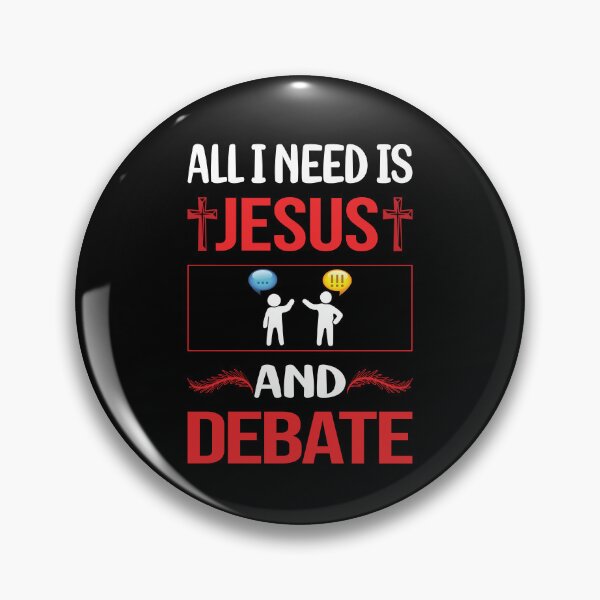 Item preview, Funny Jesus Debate designed and sold by FifineCroteau.
