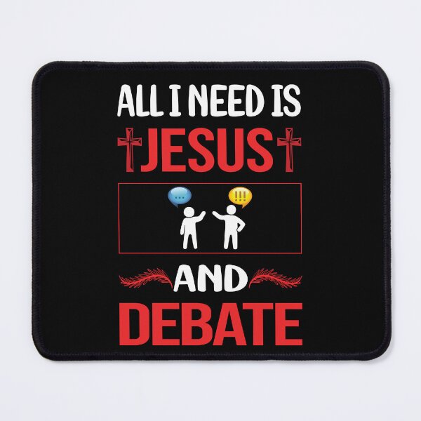 Item preview, Funny Jesus Debate designed and sold by FifineCroteau.