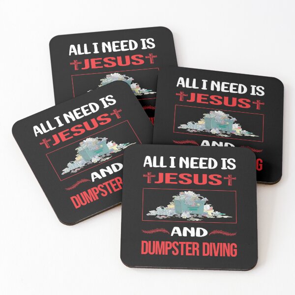 Item preview, Funny Jesus Dumpster Diving designed and sold by FifineCroteau.