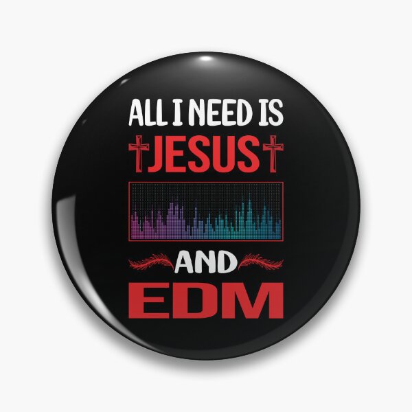 Item preview, Funny Jesus EDM designed and sold by FifineCroteau.