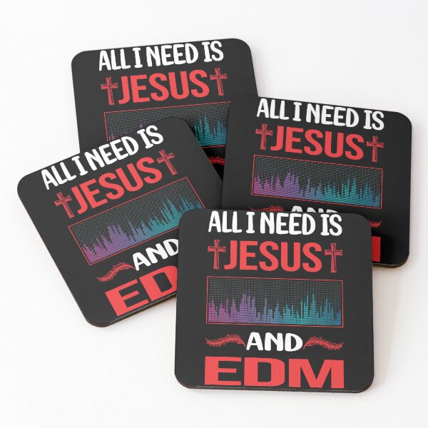 Item preview, Funny Jesus EDM designed and sold by FifineCroteau.