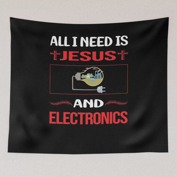 Item preview, Funny Jesus Electronics designed and sold by FifineCroteau.