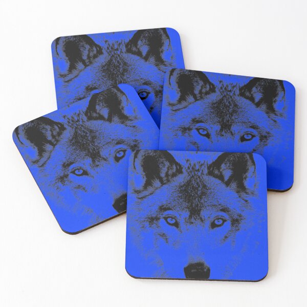 Item preview, Wolf Face. Digital Wildlife Image. Sticker designed and sold by JonCorrales.