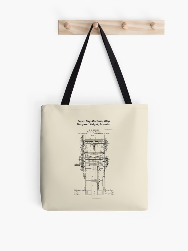 Margaret Knight, Erfinder Der Papiertütenmaschine" Stofftasche Von  Mmitochondria | Redbubble