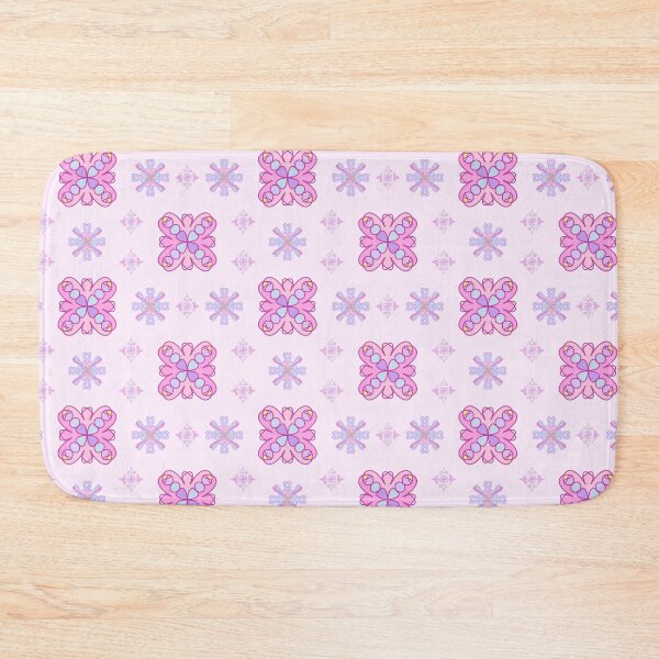 Item preview, Pink and Violet Gradient crystal Flowers Pattern  designed and sold by KKhloris.