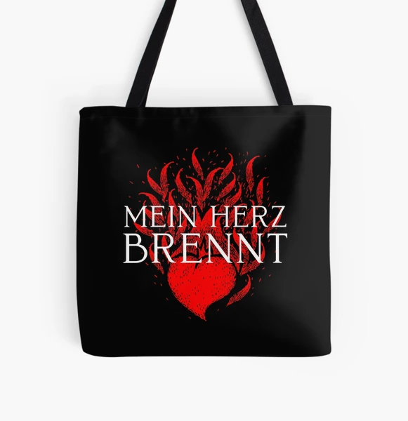 Bolsa de tela for Sale con la obra «Mein Herz Brennt» de DAFIN
