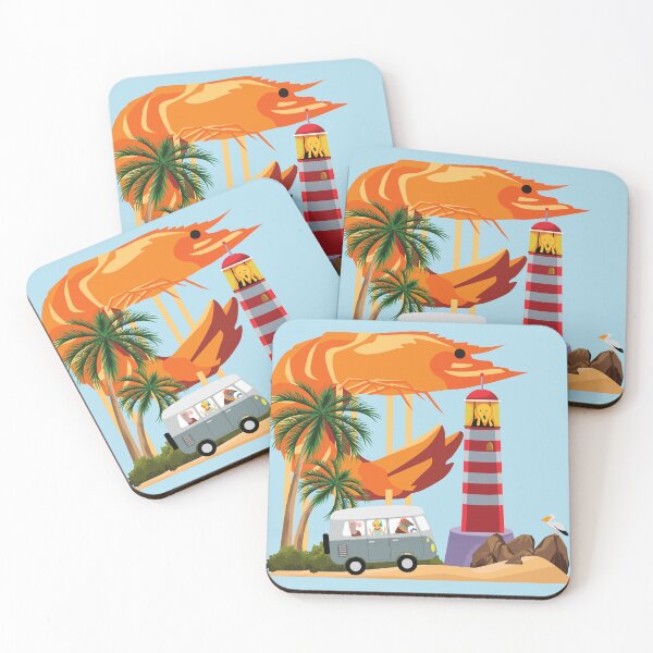 Item preview, Prawn Springs - in the Big Prawn range of designs  designed and sold by Container  of Dreams.
