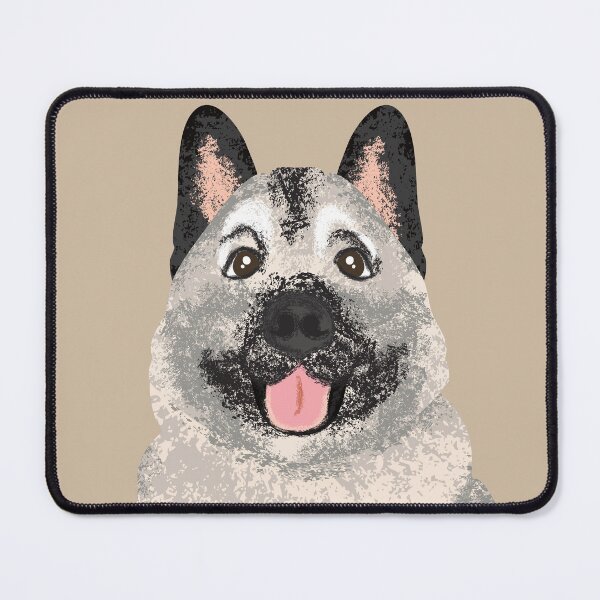 Item preview, Norwegian Elkhound Dog designed and sold by Lulupainting.