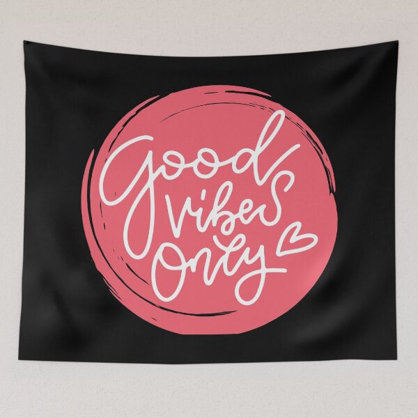 Item preview, Good Vibes Only Inspirational Design Positive Mindset designed and sold by Nathalie Aynié.